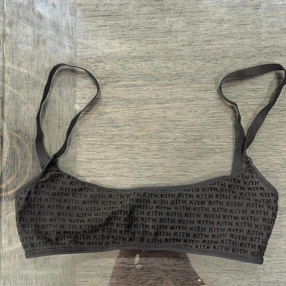 Kith Women's Black and Grey Bra